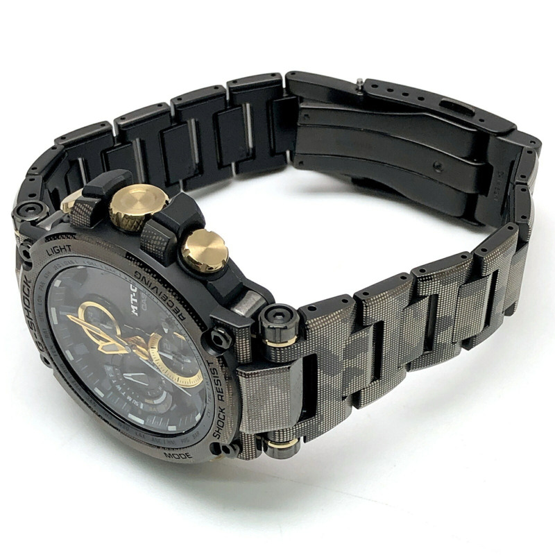 卡西歐 G-SHOCK 手錶 MTG-B1000DCM-1A MT-G 迷彩電波太陽能藍牙手機連接三重 G 防震、防離心、防震動金屬指針式錶盤，2019 年 11 月發售，Mikunigaoka 專賣店販售。-6