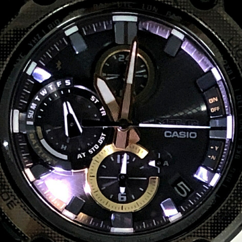 卡西歐 G-SHOCK 手錶 MTG-B1000DCM-1A MT-G 迷彩電波太陽能藍牙手機連接三重 G 防震、防離心、防震動金屬指針式錶盤，2019 年 11 月發售，Mikunigaoka 專賣店販售。-8
