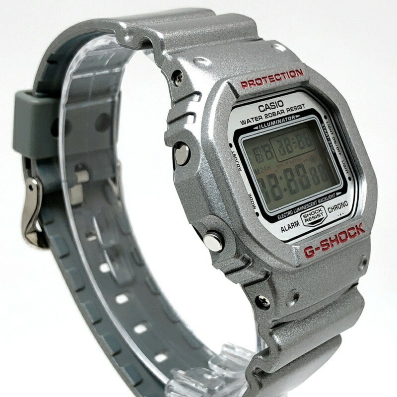 G-SHOCK CASIO 手錶 DW-5600FLJP2-8 JAPAN PROJECT 平山雄二、谷真吾、伊藤百合子合作款 金屬銀色 2001 年左右發售 三國丘店-1