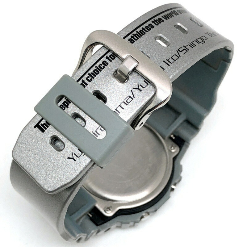 G-SHOCK CASIO 手錶 DW-5600FLJP2-8 JAPAN PROJECT 平山雄二、谷真吾、伊藤百合子合作款 金屬銀色 2001 年左右發售 三國丘店-6