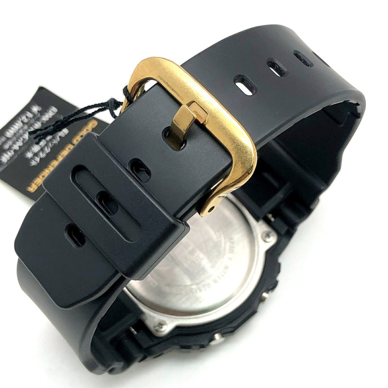 卡西歐 G-SHOCK 手錶 DW-056GM-9 金色衛士 金色衛士方形 黑色 藍龍 2002年3月發售 三國丘店-6