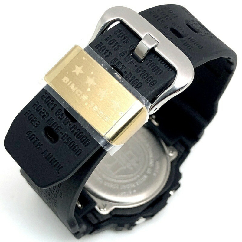 卡西歐 G-SHOCK 手錶 DWE-5657RE-1 40 週年紀念版復刻黑色款，紀念品牌誕生週年，復刻黑色生物質塑膠替換錶圈，所有里程碑紀念款，將於 2023 年 5 月在 Mikunigaoka 商店發售。-6