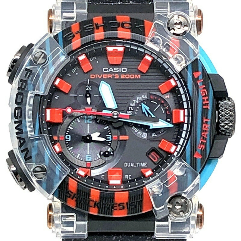 卡西歐 G-SHOCK GWF-A1000APF-1A 蛙人30週年紀念版腕錶,蛙人週年紀念版,配備毒鏢蛙、電波太陽能、藍牙、碳纖維核心防護結構和多色指針,2023年1月發售,Mikunigaoka 專賣店有售。-0