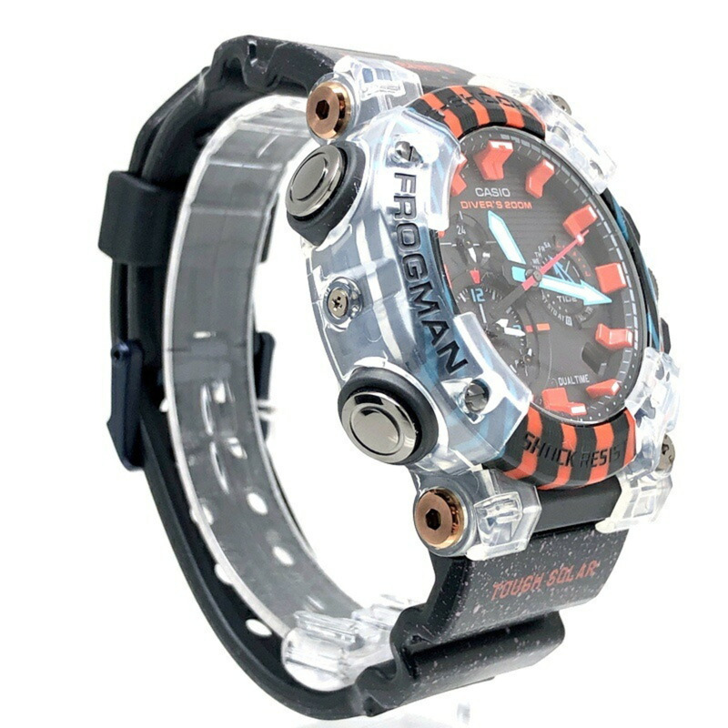 卡西歐 G-SHOCK GWF-A1000APF-1A 蛙人30週年紀念版腕錶,蛙人週年紀念版,配備毒鏢蛙、電波太陽能、藍牙、碳纖維核心防護結構和多色指針,2023年1月發售,Mikunigaoka 專賣店有售。-1