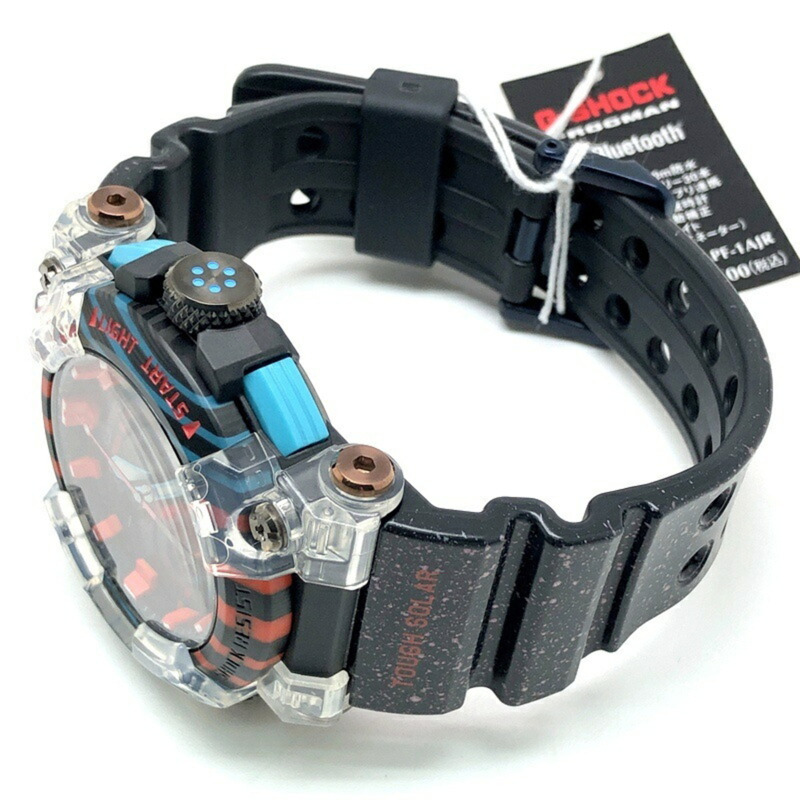 卡西歐 G-SHOCK GWF-A1000APF-1A 蛙人30週年紀念版腕錶,蛙人週年紀念版,配備毒鏢蛙、電波太陽能、藍牙、碳纖維核心防護結構和多色指針,2023年1月發售,Mikunigaoka 專賣店有售。-6