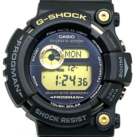 卡西歐 G-SHOCK GW-225A-1 25週年紀念版蛙人黎明黑限量版週年紀念蛙人Tough Solar金色款，2007年5月在三國丘店發售