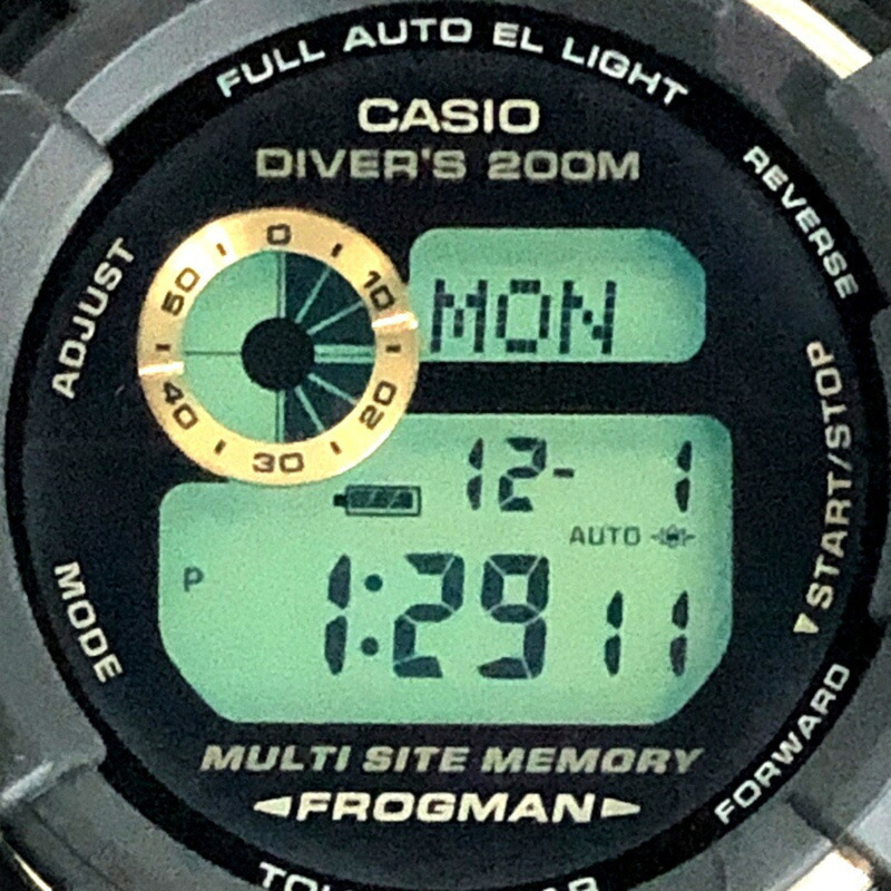 卡西歐 G-SHOCK GW-225A-1 25週年紀念版蛙人黎明黑限量版週年紀念蛙人Tough Solar金色款，2007年5月在三國丘店發售-8