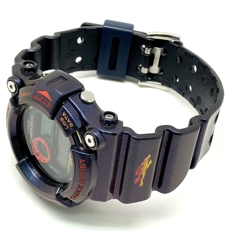 卡西歐 G-SHOCK GW-201-6 FROGMAN 毒蛙人 Majola 色 Tough Solar 太陽能偏光塗層 Masked EL 背光,2001 年 8 月發售,Mikunigaoka 專賣店-4