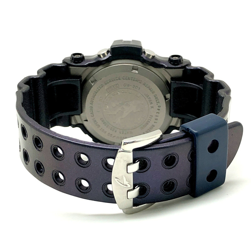 卡西歐 G-SHOCK GW-201-6 FROGMAN 毒蛙人 Majola 色 Tough Solar 太陽能偏光塗層 Masked EL 背光,2001 年 8 月發售,Mikunigaoka 專賣店-5