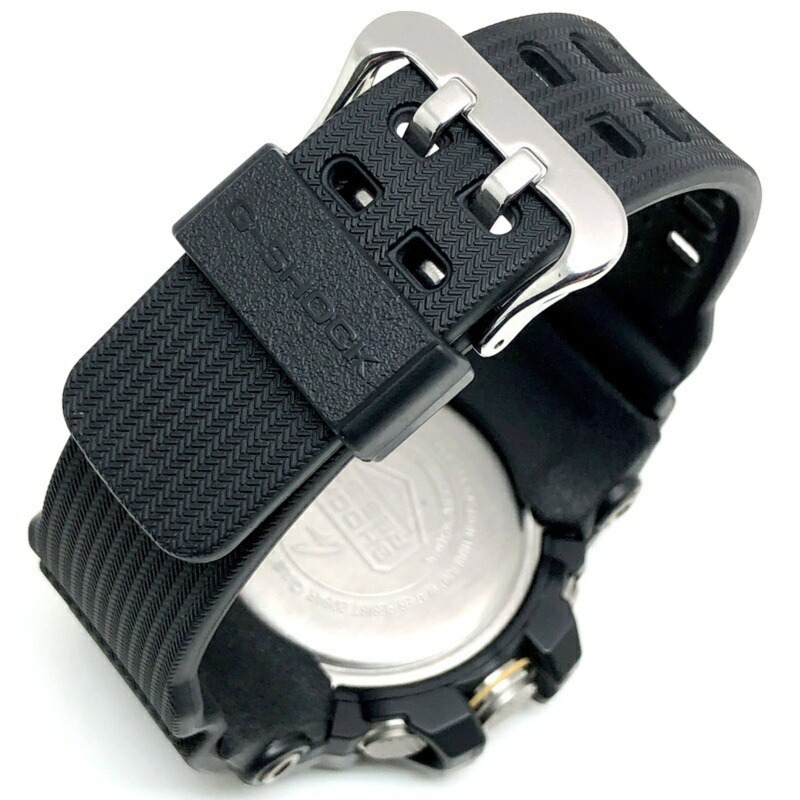 卡西歐 G-SHOCK 手錶 GG-1000GB-1A MUDMASTER 黑金配色 Mudmaster 雙感應器款,具備指南針和溫度測量功能,LED 背光,指針/數位雙顯,2016 年 7 月發售,Mikunigaoka 專賣店有售。-6