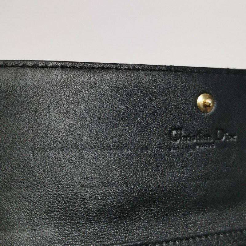 Dior Lady Dior戴妃包牛皮漆皮純色字母Logo吊飾手提包-19