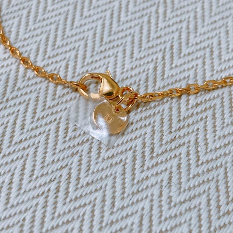 TK1914 HERMES 愛馬仕 玫瑰金心形牌項鏈AS DE COEUR PENDANT NECKLACE-5