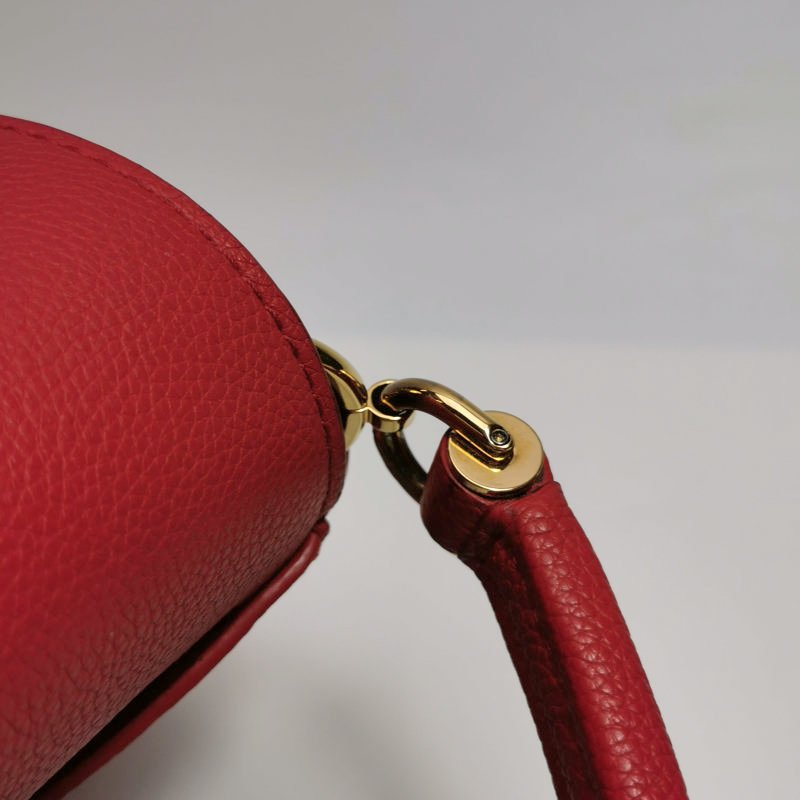 Louis Vuitton(LV)Double V牛皮拼色Monogram印花翻蓋包斜挎包單肩包-12