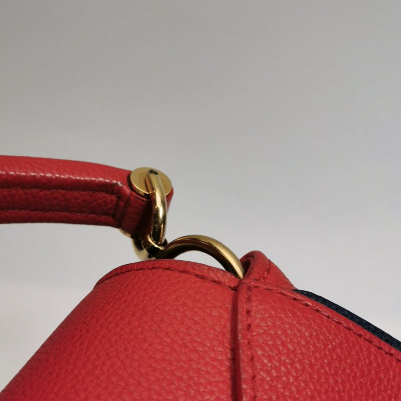 Louis Vuitton(LV)Double V牛皮拼色Monogram印花翻蓋包斜挎包單肩包-13