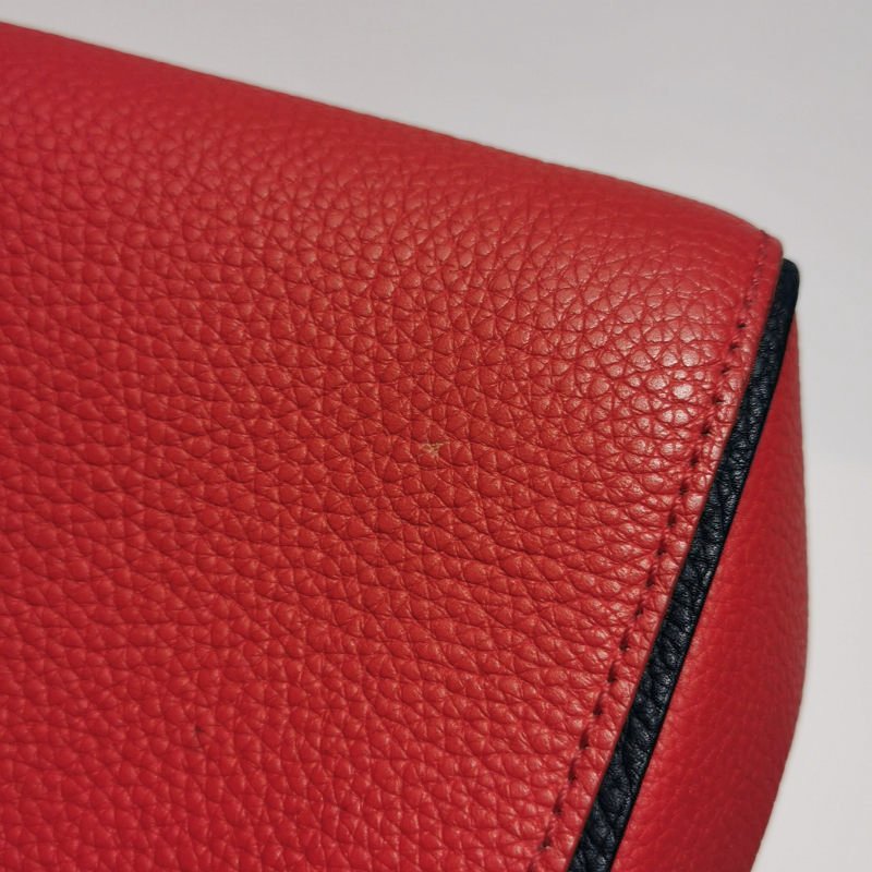 Louis Vuitton(LV)Double V牛皮拼色Monogram印花翻蓋包斜挎包單肩包-18