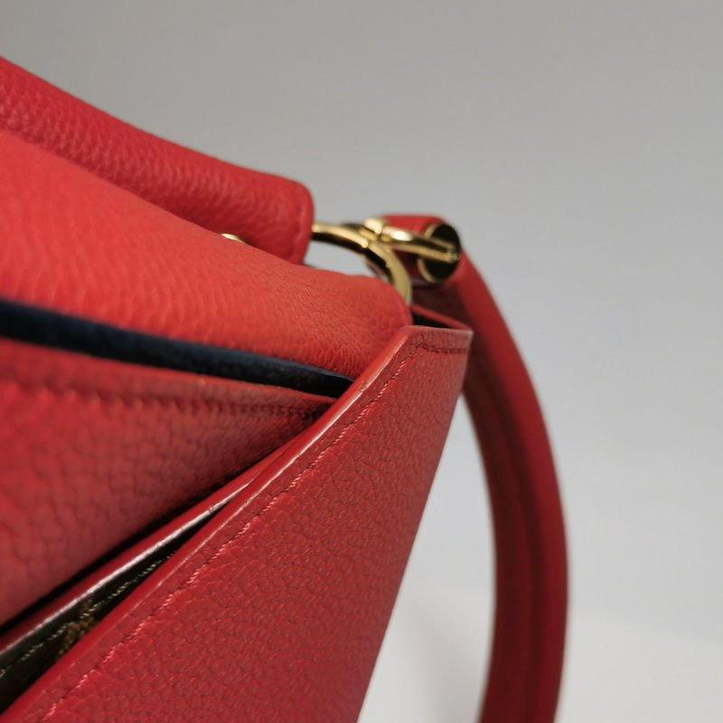 Louis Vuitton(LV)Double V牛皮拼色Monogram印花翻蓋包斜挎包單肩包-21