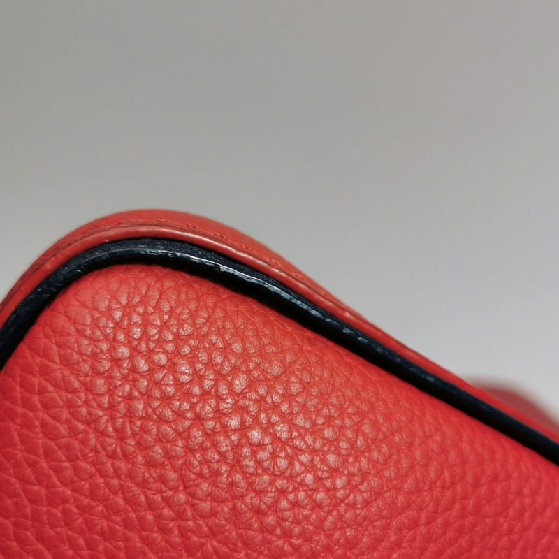 Louis Vuitton(LV)Double V牛皮拼色Monogram印花翻蓋包斜挎包單肩包-23