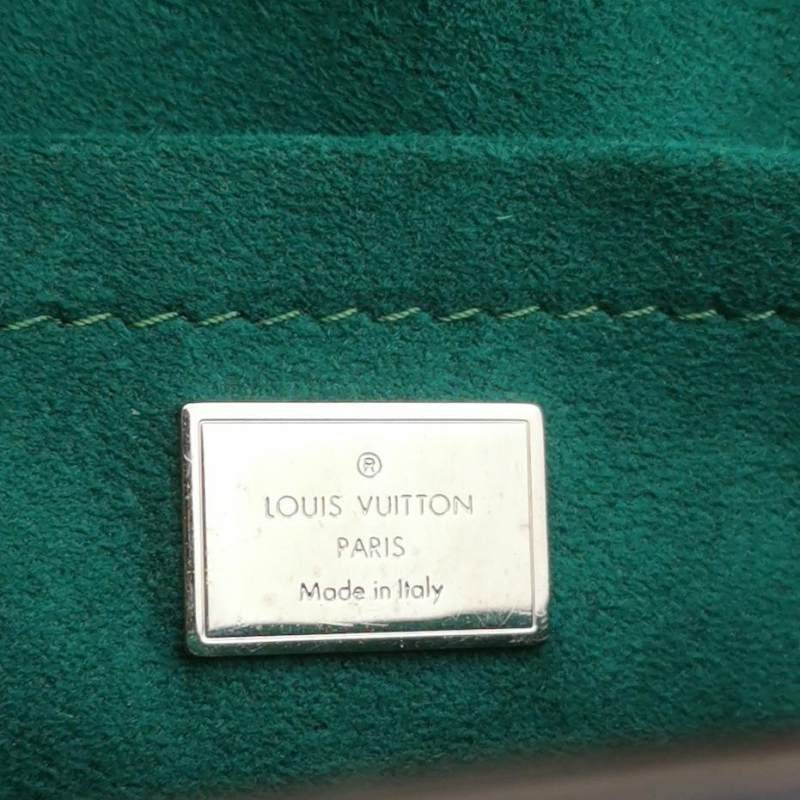 Louis Vuitton(LV)Spring Street牛皮拼色S-lock鎖扣斜挎包單肩包-7