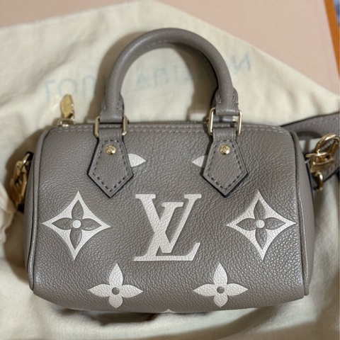 lv speedy nano 大象灰