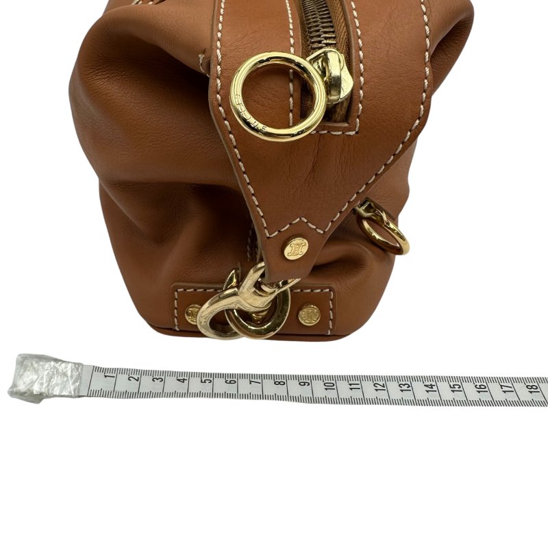 【美收精品】CELINE 金釦咖色波仕頓包/醫生包 C-101【隔月月中將轉賣至日本 上架期限30天】-17