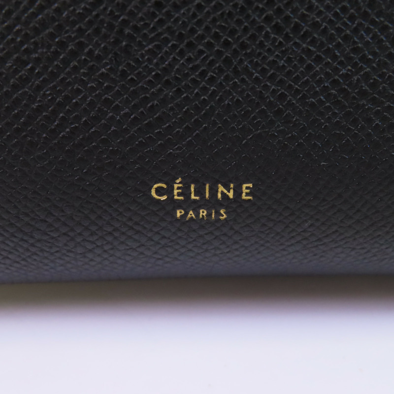 CELINE 牛皮皮革Belt Bag Medium金扣手挽肩背兩用袋-10