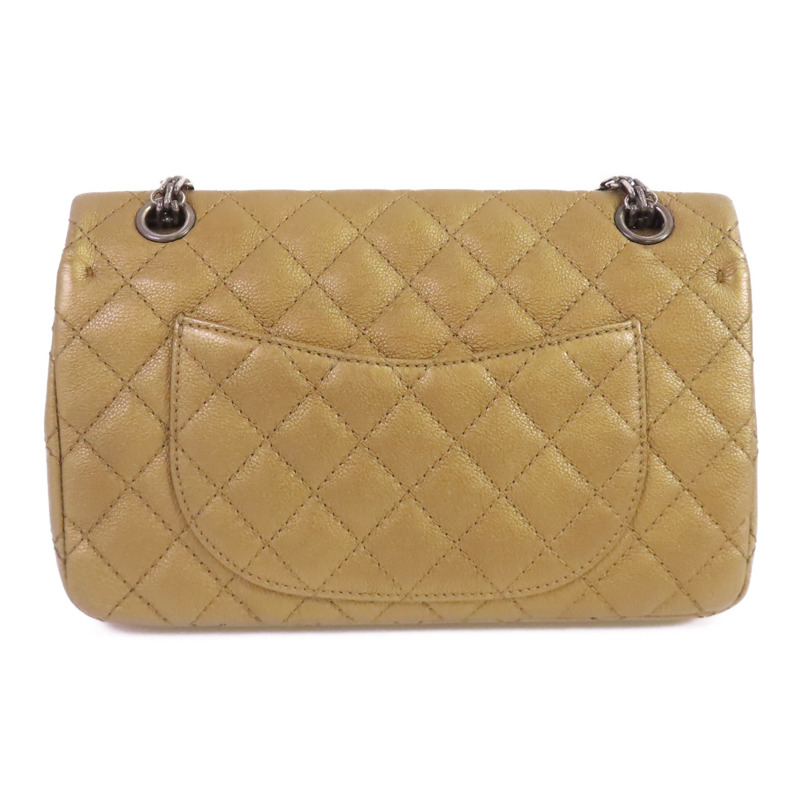 CHANEL 牛皮皮革2.55 Small銀扣鏈帶肩背袋-1