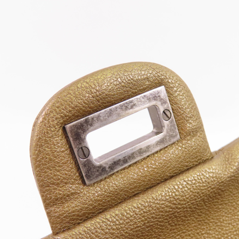 CHANEL 牛皮皮革2.55 Small銀扣鏈帶肩背袋-10