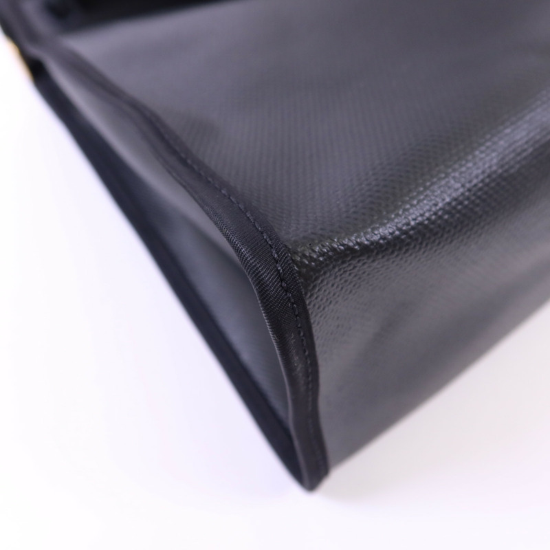 HERMES 塗層帆布Herbag PM金扣手挽肩背兩用袋Noir-12