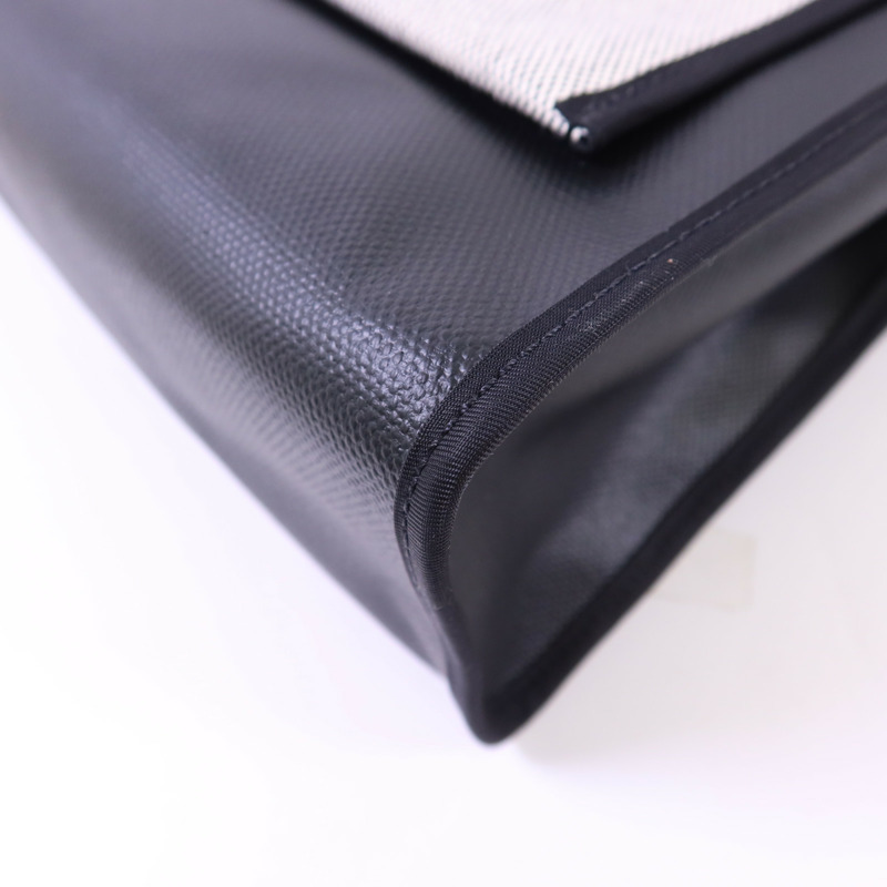 HERMES 塗層帆布Herbag PM金扣手挽肩背兩用袋Noir-13