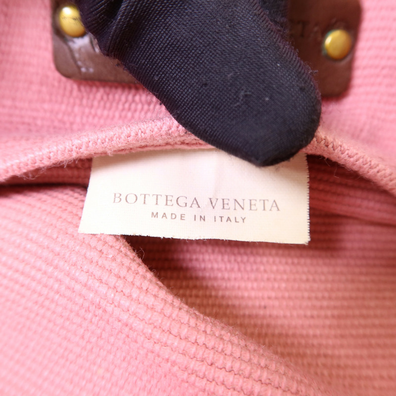 BOTTEGA VENETA 帆布Tote Bag金扣手挽袋-7