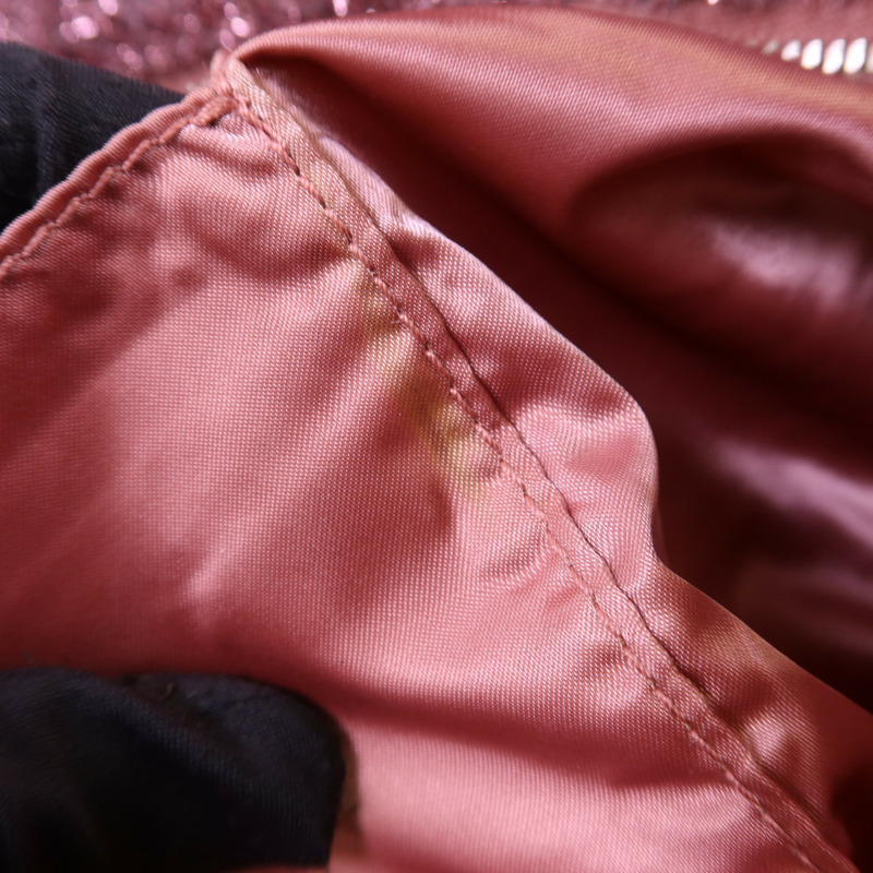 CHANEL 針織布料Shoulder Bag銀扣鏈帶肩背袋-17