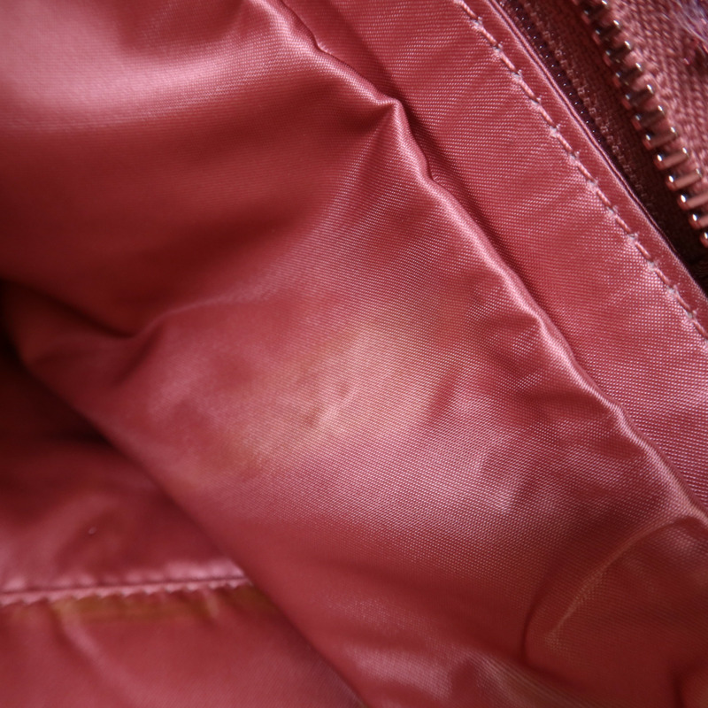 CHANEL 針織布料Shoulder Bag銀扣鏈帶肩背袋-19