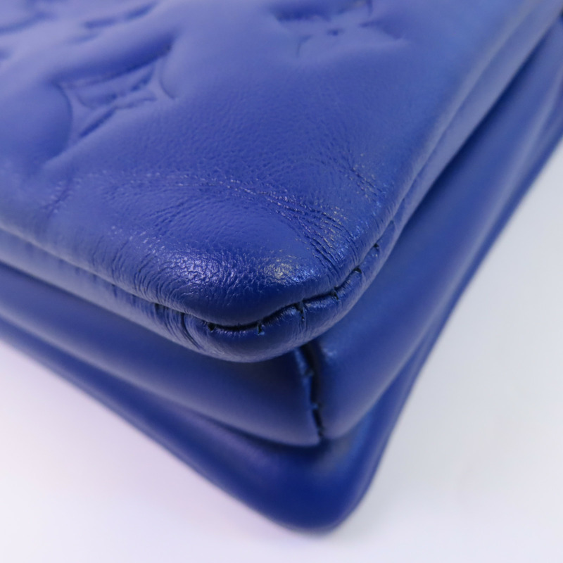 LOUIS VUITTON Monogram Embossed Coussin PM金扣手挽肩背兩用袋-6