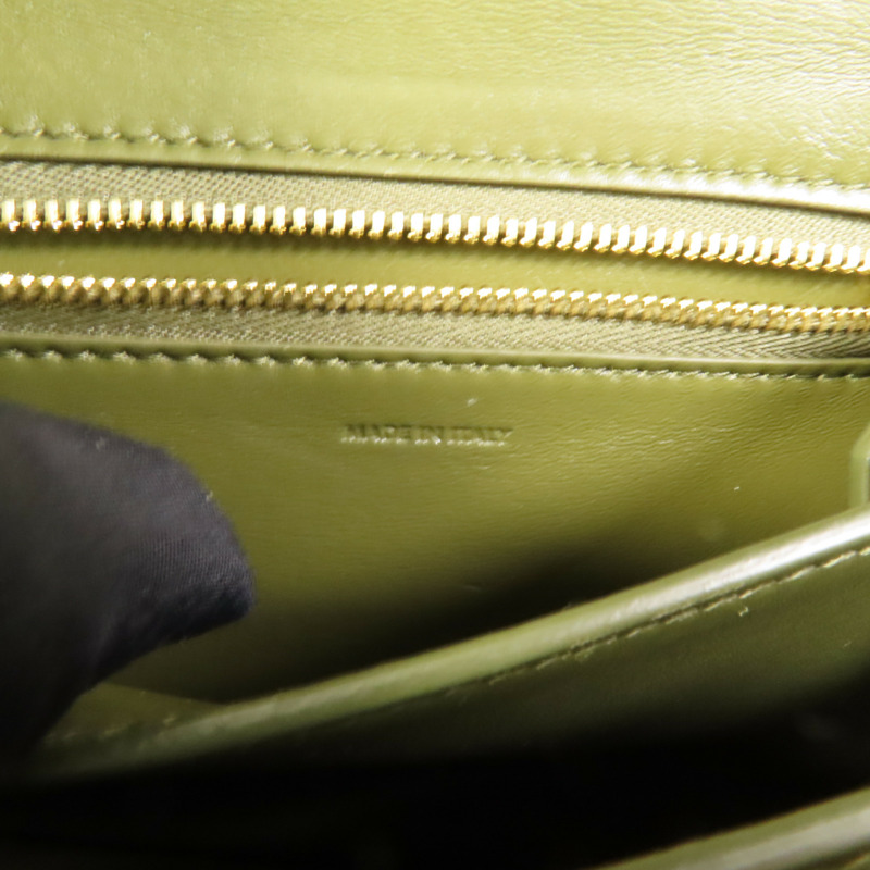 CELINE 牛皮皮革Mini Classic Box金扣肩背袋-8