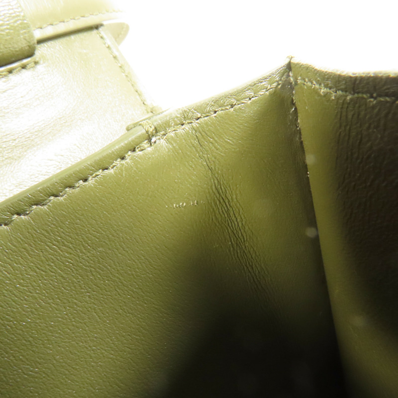 CELINE 牛皮皮革Mini Classic Box金扣肩背袋-14