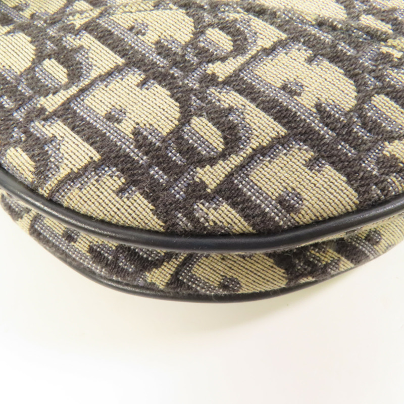 Dior 帆布Saddle金扣肩背袋-10