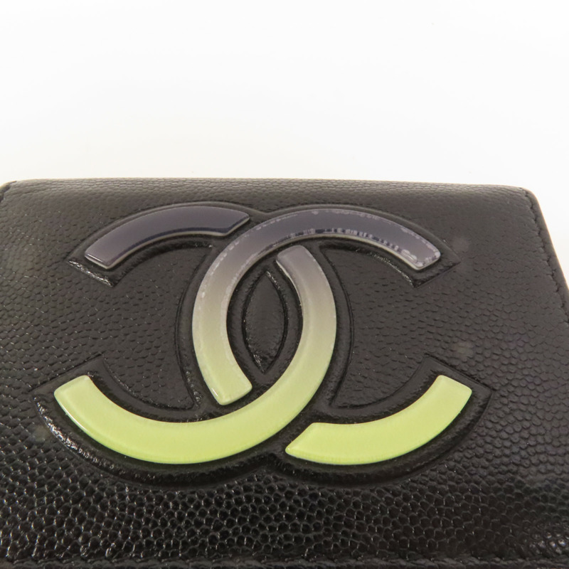 CHANEL 牛皮皮革Fold Walle錢包-7