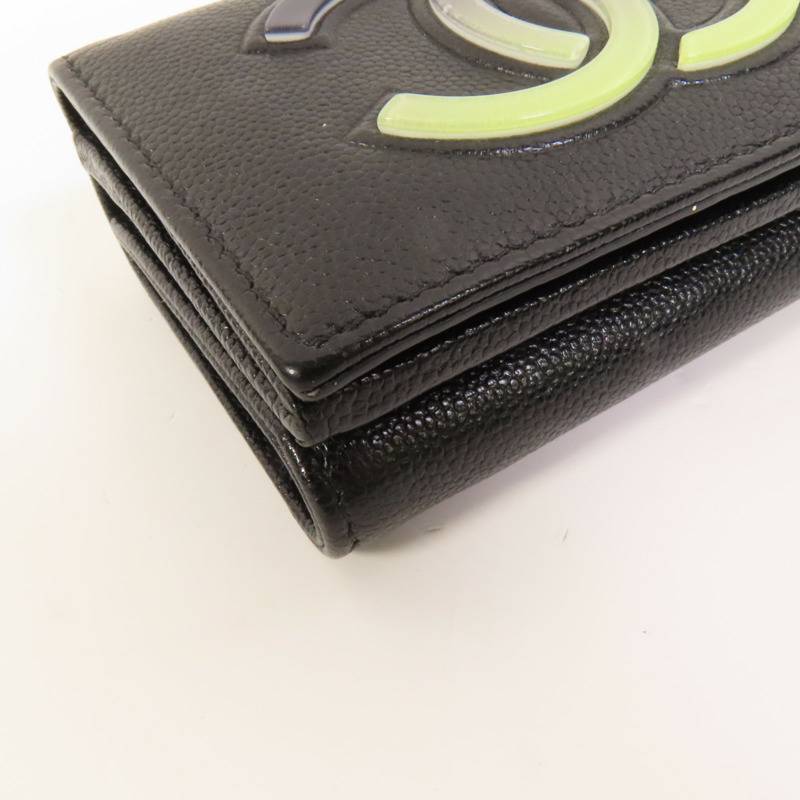 CHANEL 牛皮皮革Fold Walle錢包-11