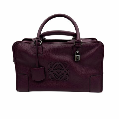 【美收精品】Loewe 紫色手提袋 C-102【隔月月中將轉賣至日本 上架期限30天】