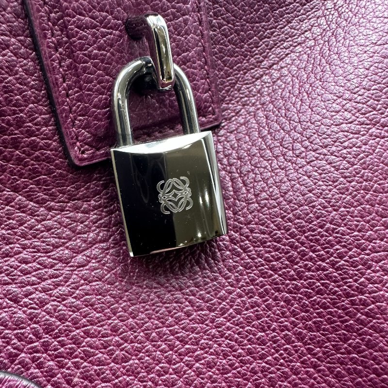 【美收精品】Loewe 紫色手提袋 C-102【隔月月中將轉賣至日本 上架期限30天】-11