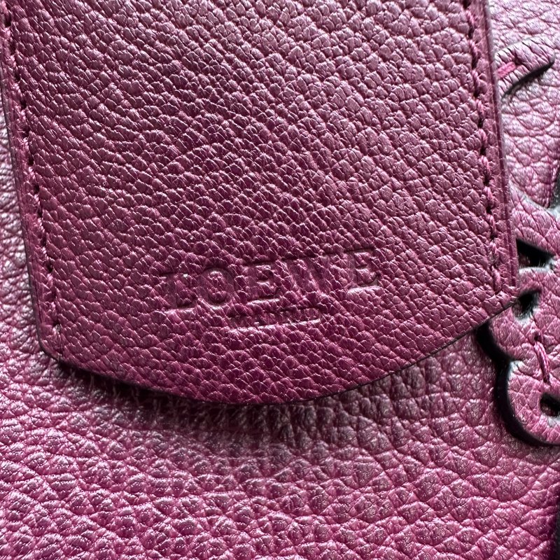 【美收精品】Loewe 紫色手提袋 C-102【隔月月中將轉賣至日本 上架期限30天】-12