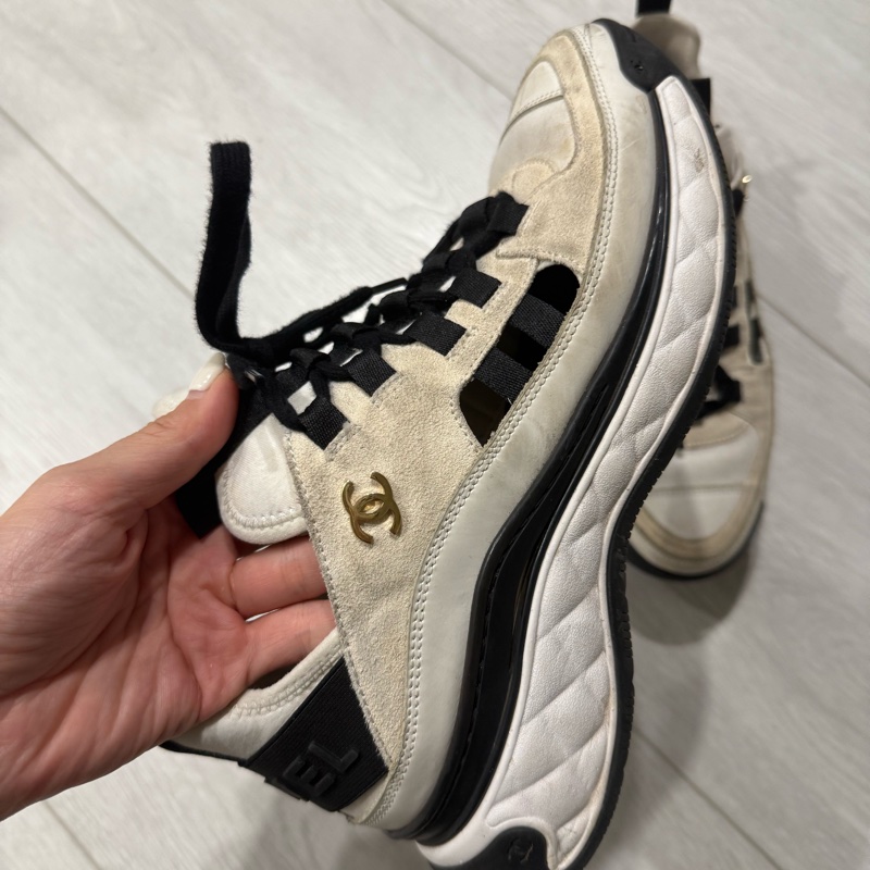 香奈兒CHANEL經典爆款百搭休閒鞋運動鞋熊貓鞋39-3