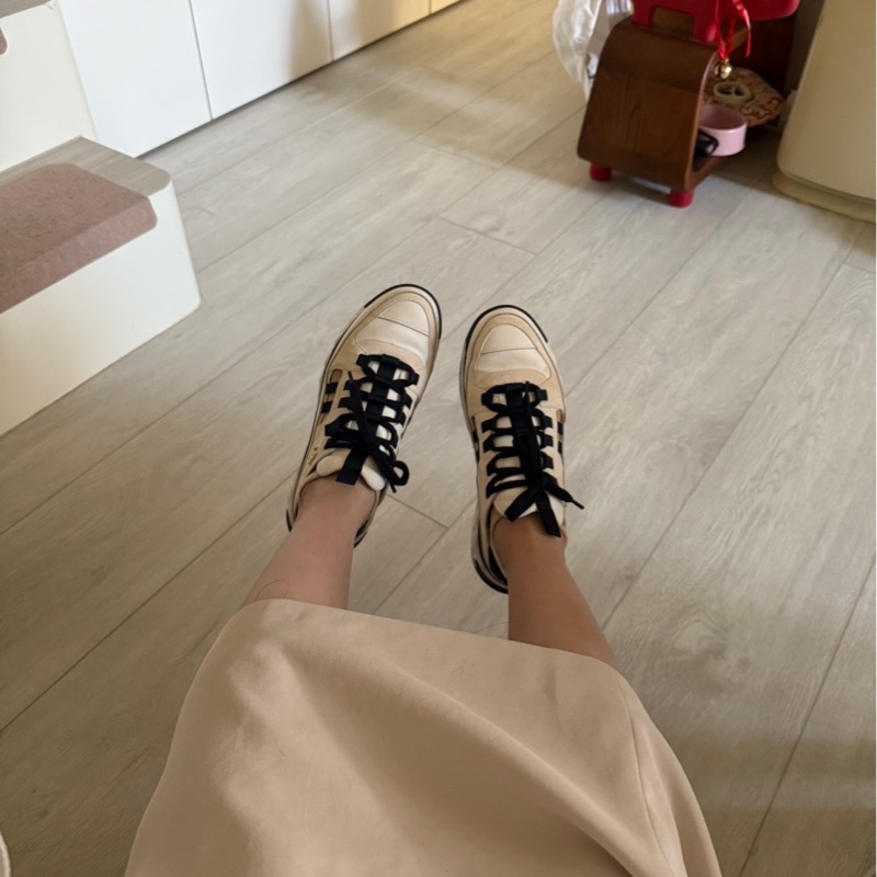 香奈兒CHANEL經典爆款百搭休閒鞋運動鞋熊貓鞋39-8