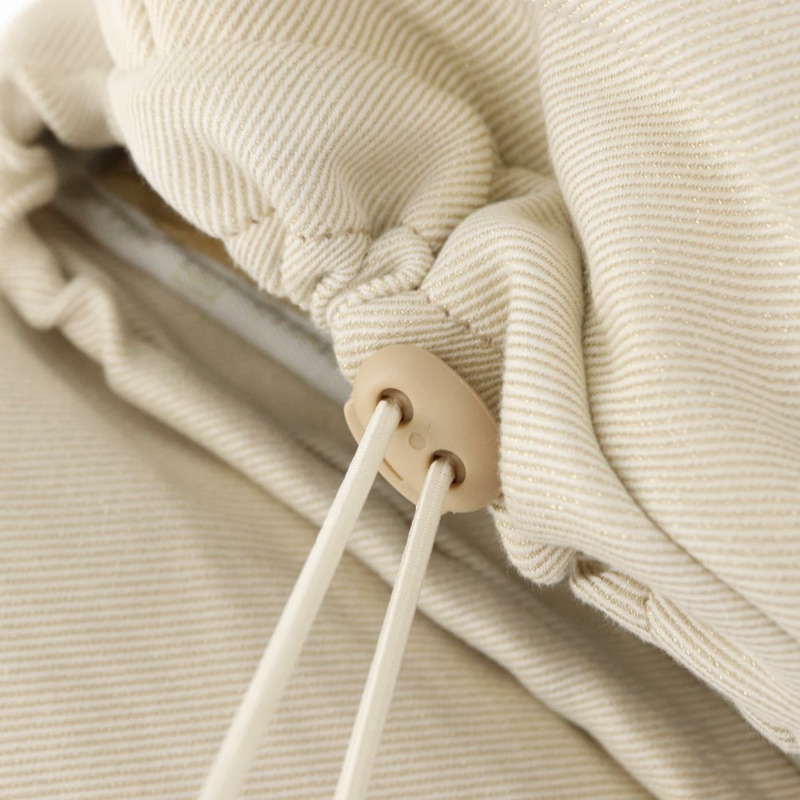 【日本直送】香奈兒帆布運動雙肩包 米色 金色 CC 認證 hk3321V-23