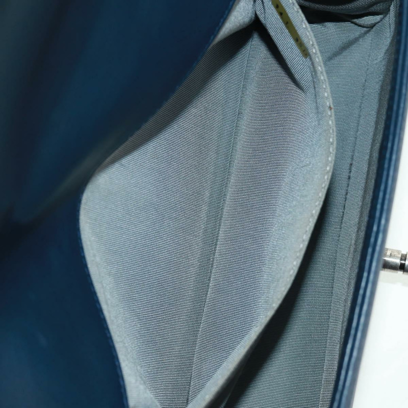 【日本直送】香奈兒 (CHANEL) 鏈條絎縫 25 Boy Chanel 包 羊皮 海軍藍 銀色 CC 正品 ka1286SAM-24