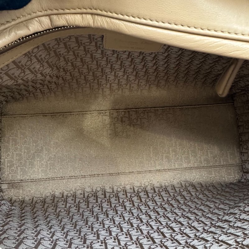 【美收精品】 DIOR 咖色黛妃包大號手提包 C-103【隔月月中將轉賣至日本 上架期限30天】-9