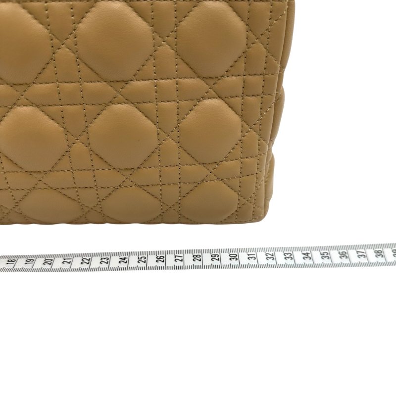 【美收精品】 DIOR 咖色黛妃包大號手提包 C-103【隔月月中將轉賣至日本 上架期限30天】-15