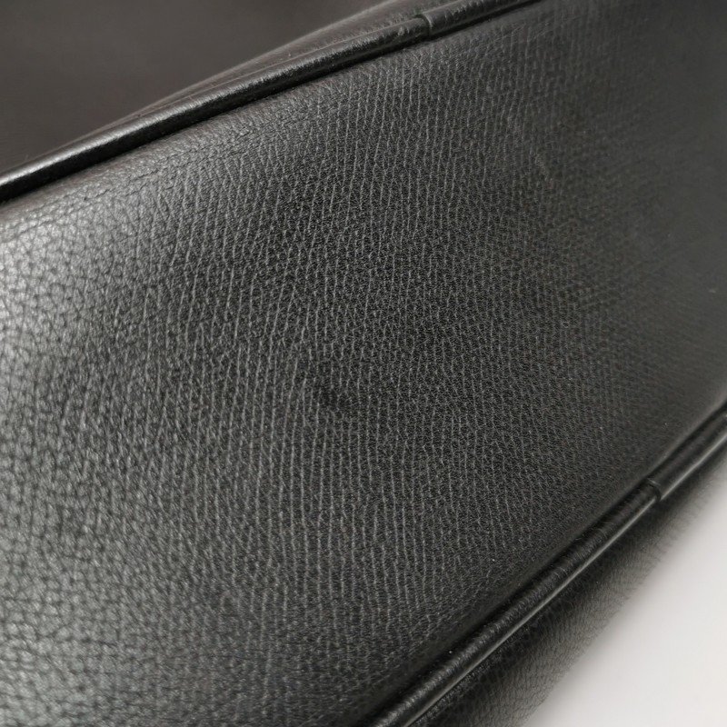 Dior牛皮純色拉鏈公文包手提包-16