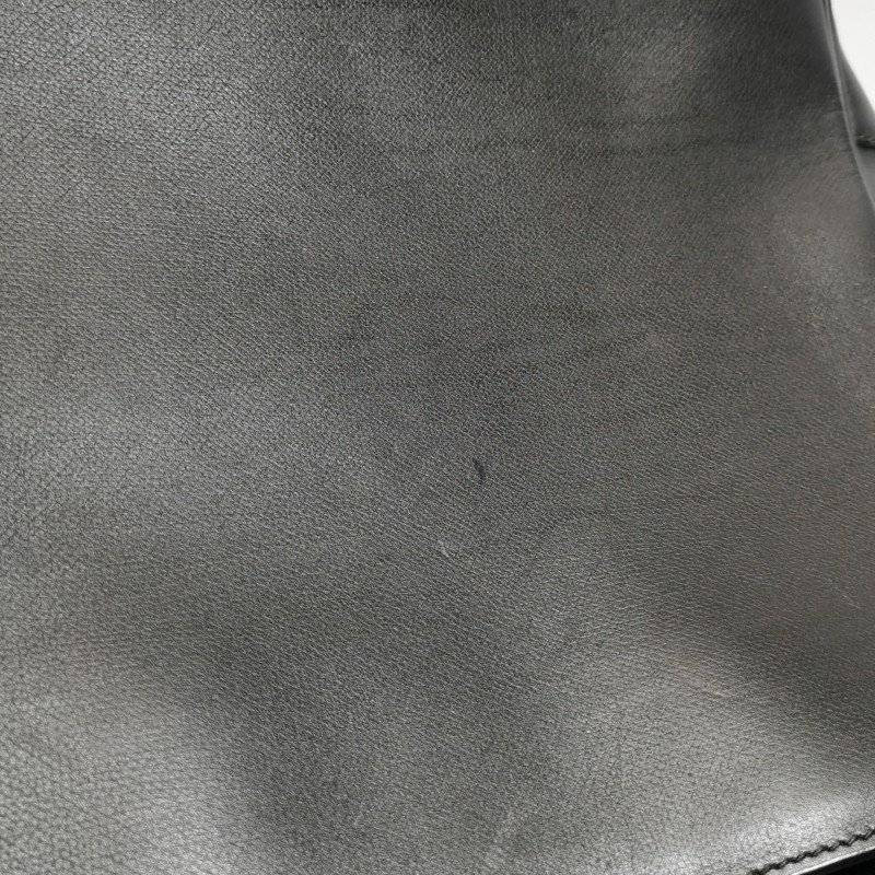 Dior牛皮純色拉鏈公文包手提包-17