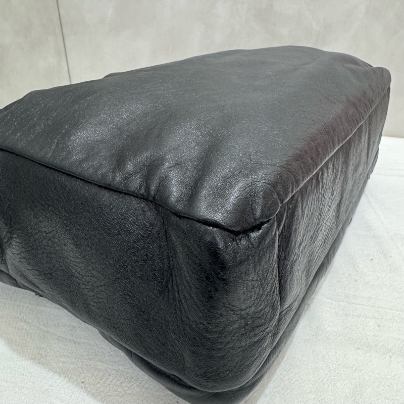 Chanel 絨毛皮革拼色相機包 vintage 中古 二手 特價-18